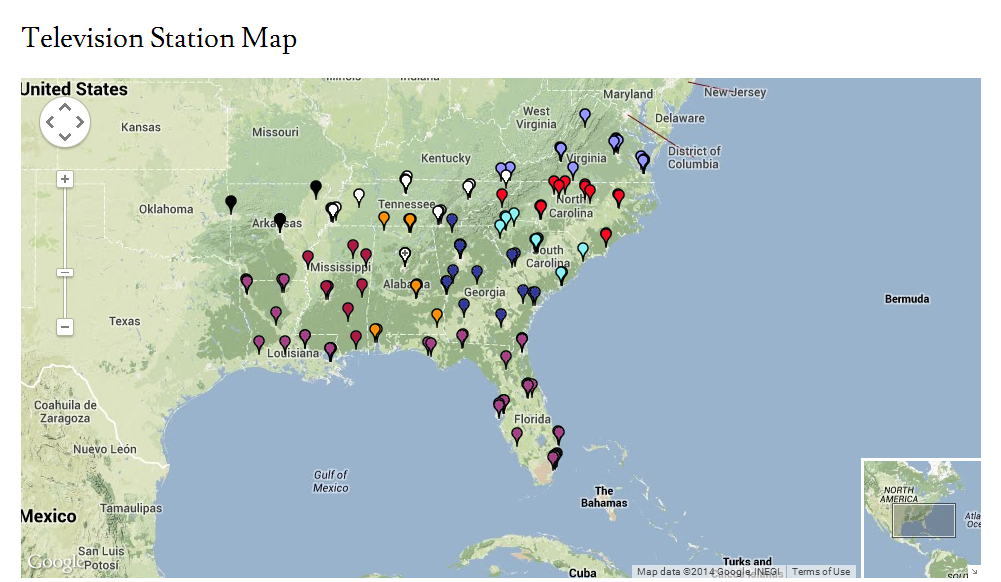 Visualizing Southern Television (v. 1.0) Launched!